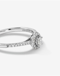 Michael Hill - Engagement Ring with .20TW of Diamonds in 10k White Gold
