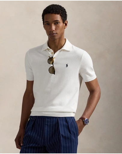Polo Ralph Lauren - Cotton Polo-Collar Sweater