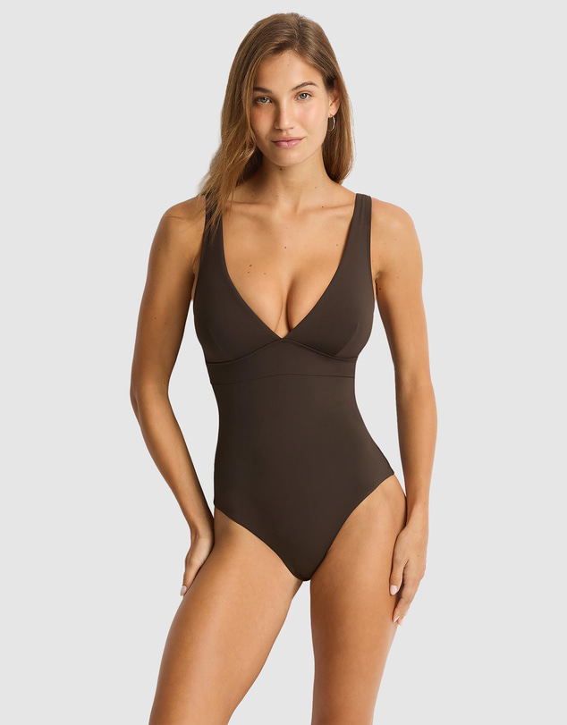 Sea Level Australia - Essentials Edit Longline Tie Back One Piece