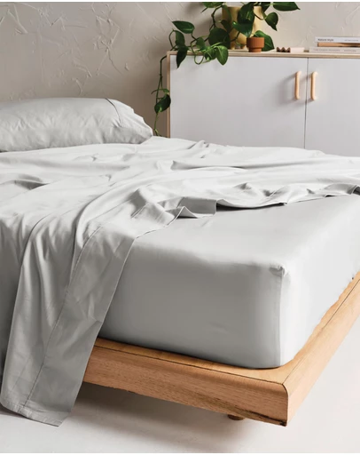 Linen House - Augusta 500THC Cotton Sateen Fitted Sheet