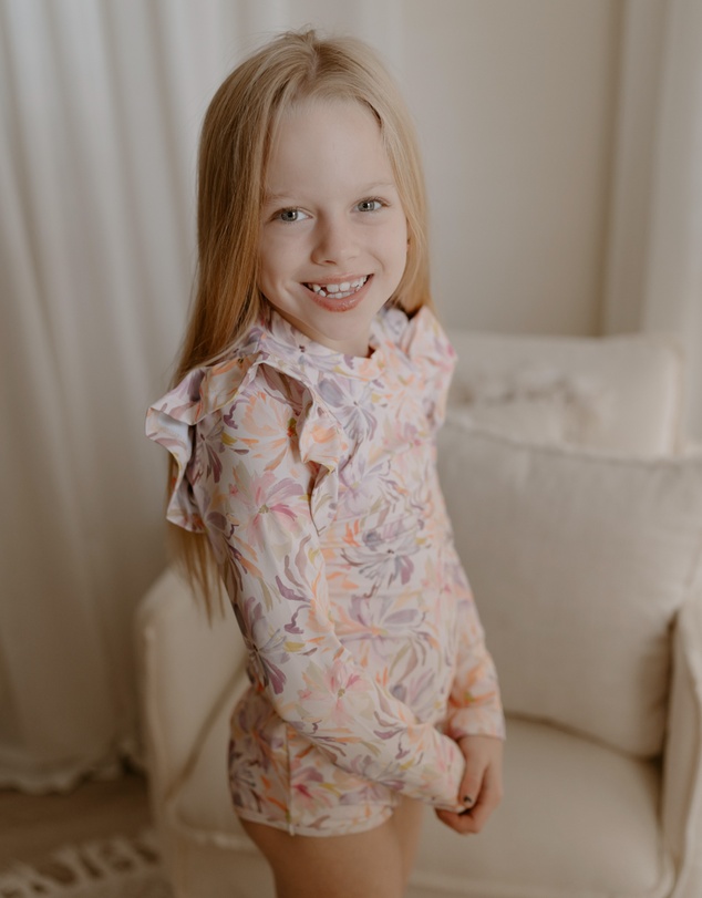 WITH LOVE FOR KIDS - Shimmy Long Sleeve Swimmers - Babies - Kids