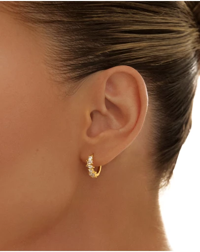 The Silver Collective - Simi Earrings Gold