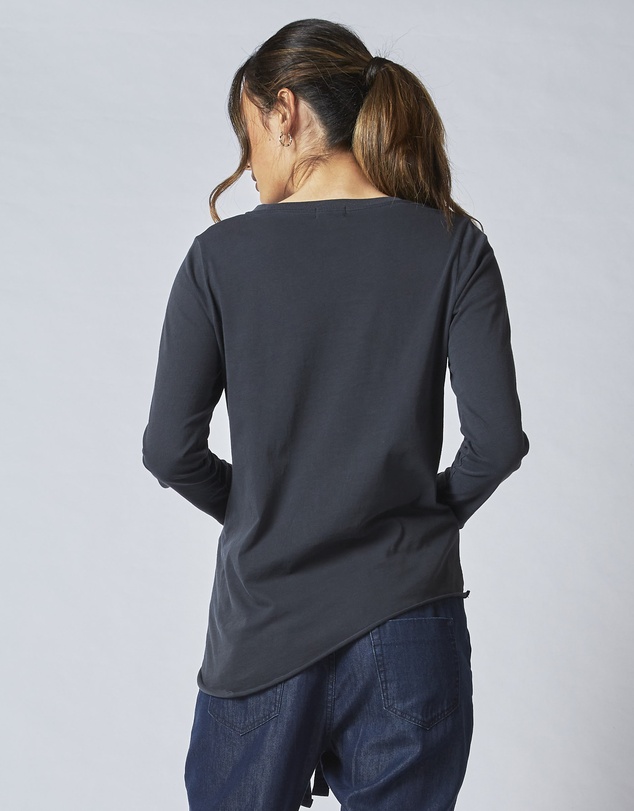 DRICOPER DENIM - Bowie Black Long Sleeve Tee