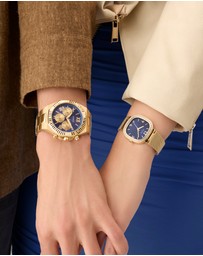 GUESS - Guess Men's Gold Tone 44mm Multi-function Watch