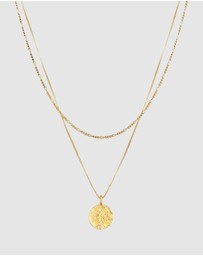 Kuzzoi - ICONIC EXCLUSIVE - Necklace Men Layer Figaro Venetian in 925 Sterling Silver Gold Plated