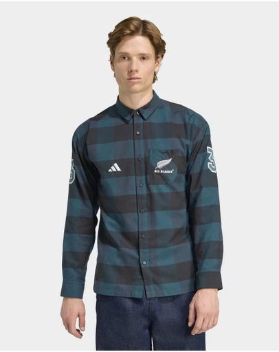 adidas Performance - All Blacks Flannel Shirt Mens
