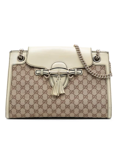 Pre-Loved by Azura Reborn - Pre-Loved Large GG Canvas Emily Shoulder Bag