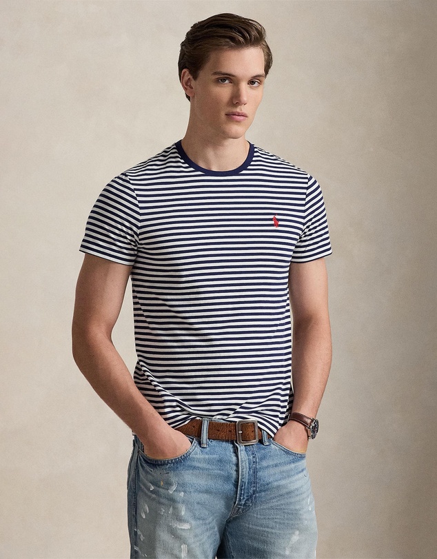 Polo Ralph Lauren - Custom Slim Fit Striped Jersey T-Shirt