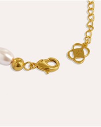 Ottoman Hands - Mila Evil Eye And Faux Pearl Beaded Bracelet