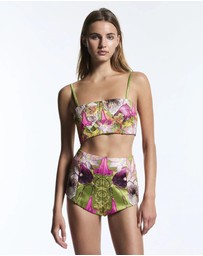 Muma World - Beaded Floral Canopy Crop