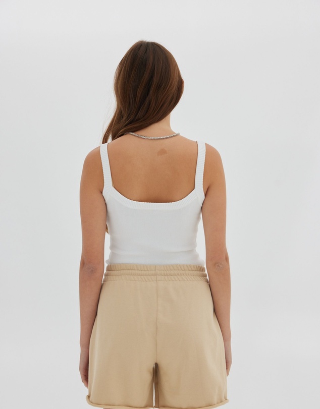 Toast Society - Jersey Raw Hem Short