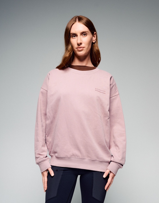 Kathmandu - Heritage Logo Slouchy Brushed Crew