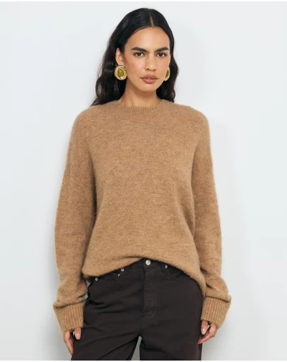 AERE - Jori Wool Blend Oversized Knit Jumper