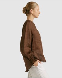 FRIEND of AUDREY - Oia Ramie Top