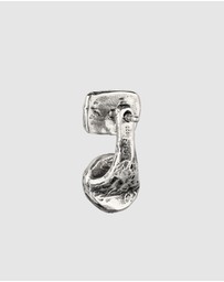 Haze & Glory - ICONIC EXCLUSIVE - Two-Stone Curved Ear Jacket in Oxidized Silver