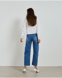 DRICOPER DENIM - Dina Rodeo Cropped Barrel Jeans