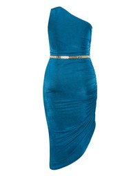 City Chic - Orbit One Shoulder Slink Dress
