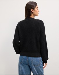 The Fated - Tyler V-Neck Knit Jumper