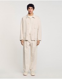 Sandro - Worker Overshirt Linen Jacket