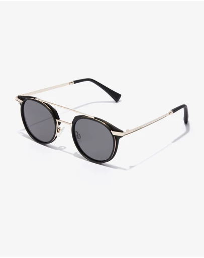 Hawkers Co - Citylife Gold Black Polarised Sunglasses - for Men and Women