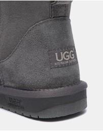EVERAU - Australian Shepherd Ugg Mini Classic Sheepskin Upper UGG Boots