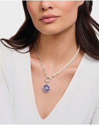 THOMAS SABO - Silver Necklace with Freshwater Cultured Pearls and Zirconia
