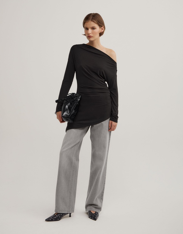 Witchery - Asymmetric Tunic Long Sleeve Top