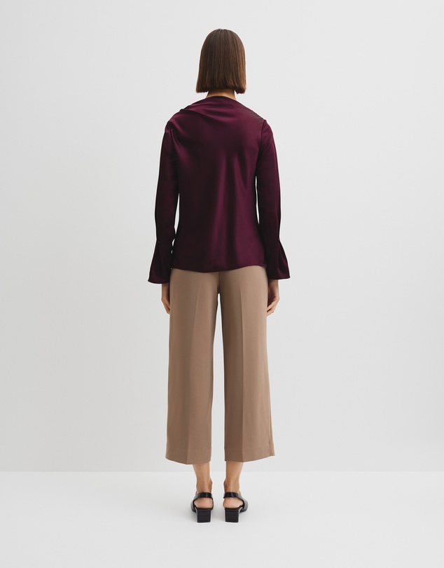 Country Road - Draped Long Sleeve Shirt
