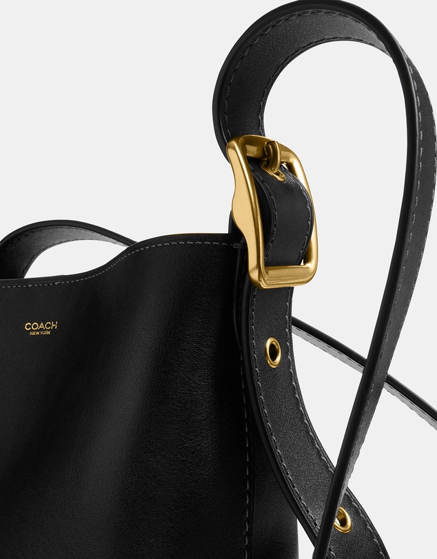 Coach - Natural Grain Leather Bleecker Bucket Bag 21