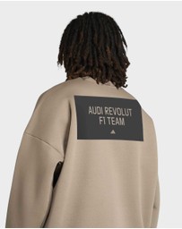 adidas Performance - AUDI REVOLUT F1 TEAM ELEVATED CREW SWEAT SWEATSHIRT Mens