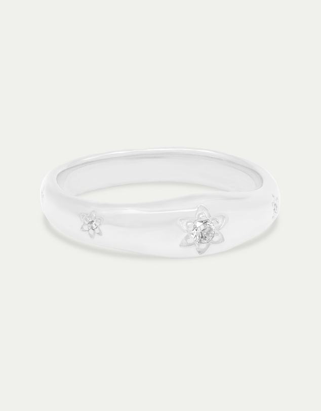 By Charlotte - Silver Align Your Soul Ring