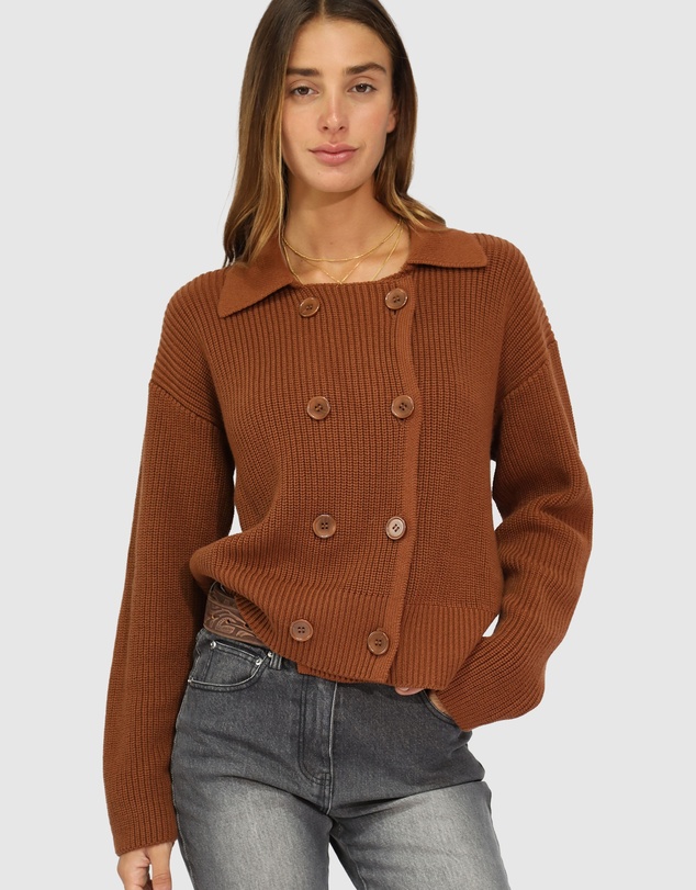 Belle & Bloom - Make It With You Buttoned Cardi Jacket