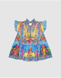 Camilla - Tiered Oversized Mini Dress - Kids