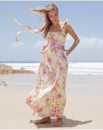 Petal & Pup - Ellody Maxi Dress - Yellow Petunia