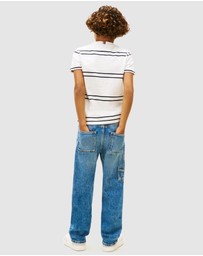 Tommy Hilfiger - Essential Embossed Logo Jersey T-Shirt - Teens