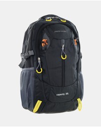Pierre Cardin - Pierre Cardin Mens 30L Nylon Adventure Backpack