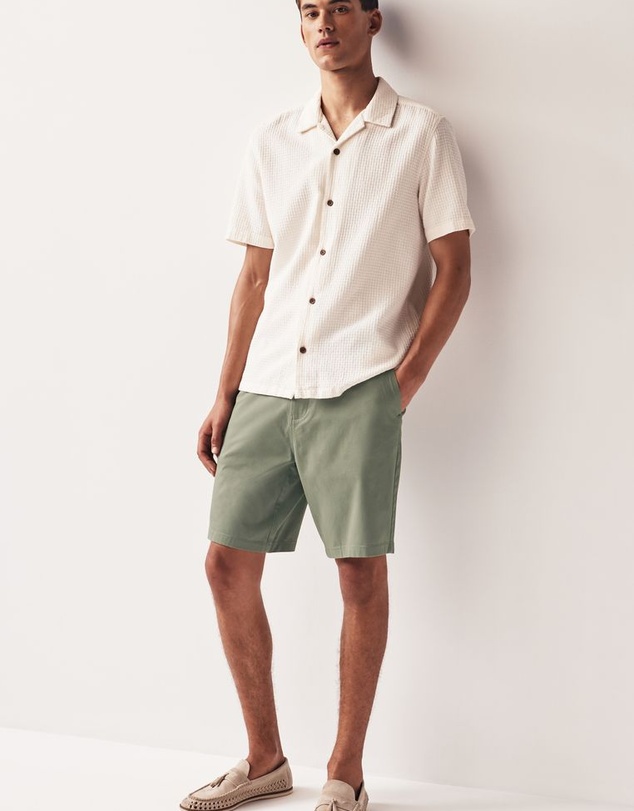 NEXT - Stretch Chino Shorts-Straight Fit
