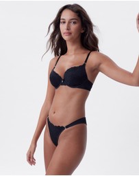Bras N Things - Bethany Essentials Contour Plunge Bra - Black