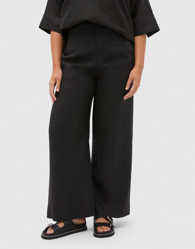 Seed Heritage - Core Linen Waisted Pant