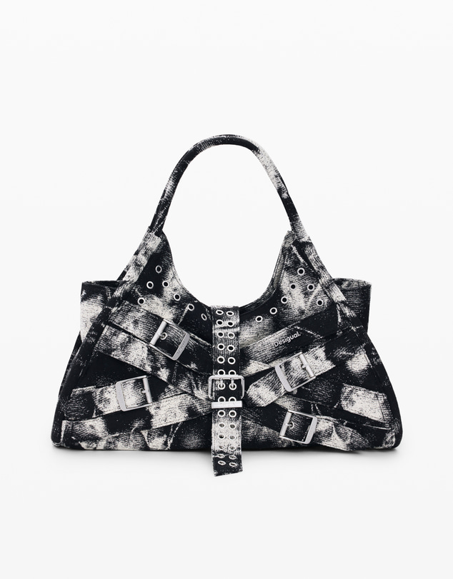 Desigual - Medium bag with buckles