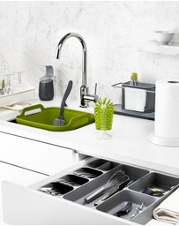 Joseph Joseph - DrawerStore™ Cutlery, Utensil & Gadget Organiser (Grey)