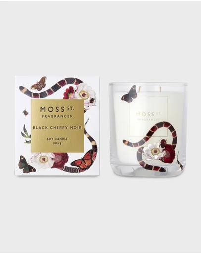 Moss St Fragrances - Black Cherry Noir Soy Candle 300g