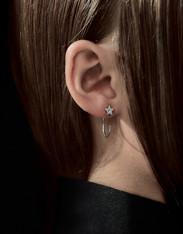 Karen Walker - Moon & Star Hoops