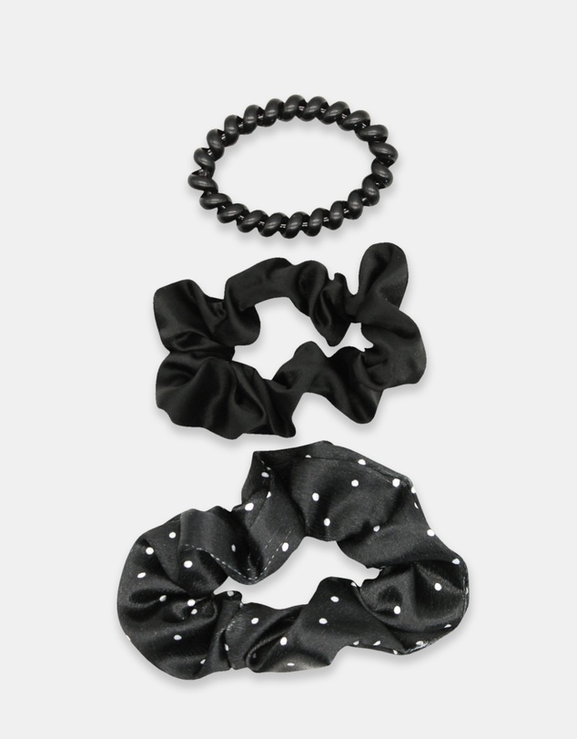 Morgan & Taylor - Mara Scrunchie Set in Black