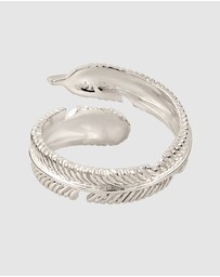 Kuzzoi - ICONIC EXCLUSIVE - Ring Male Feather 925 Sterling Silver