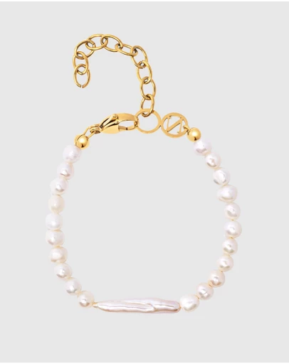 Nialaya Jewellery - Ravello Pearl Bracelet