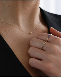 Luna Rae - Solid Gold - Forget Me Knot Necklace