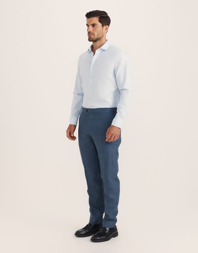 SABA - Lucian Cotton Linen Suit Pant