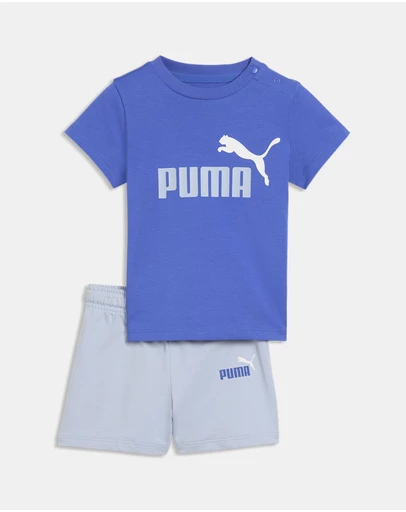 Puma - Minicats Essentials Tee and Shorts Set - Babies-Kids