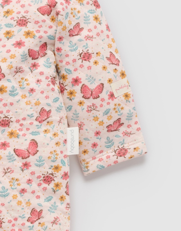 Purebaby - Quilted Growsuit -Kids-Babies